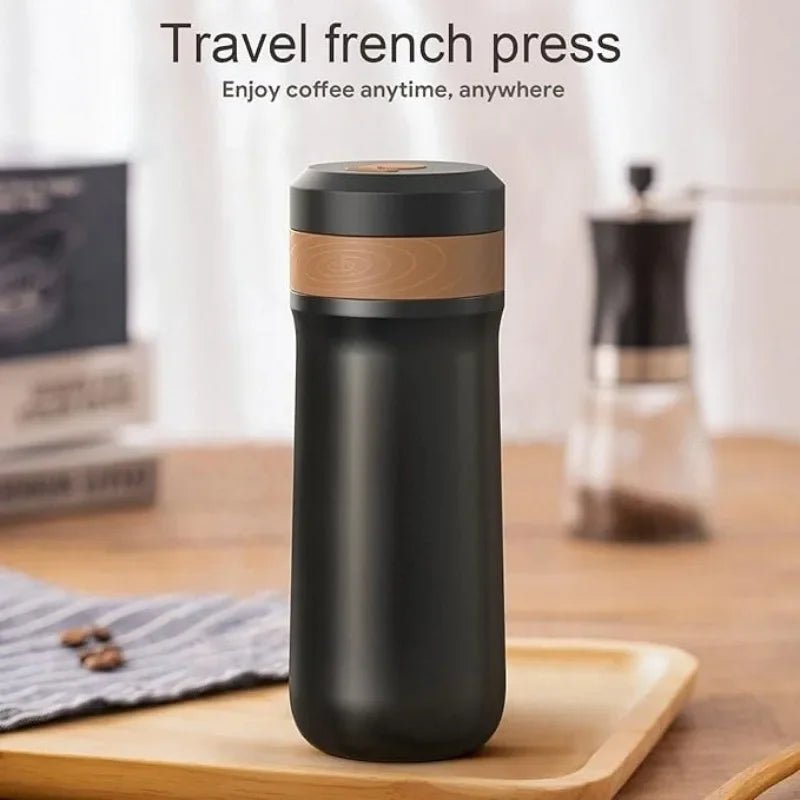 Portable French Press Coffee Maker for Outdoor Camping