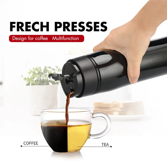 Portable French Press Coffee Maker for Travel